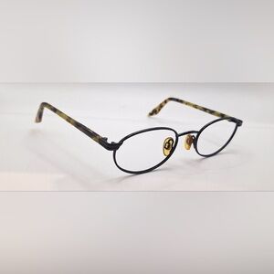 Capezio 2001 Black Oval Sunglasses Frames Only